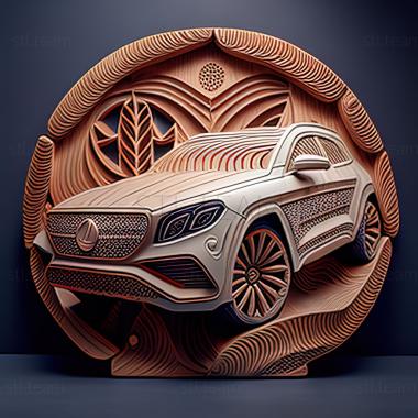 3D модель Позашляховик Mercedes Benz EQS (STL)